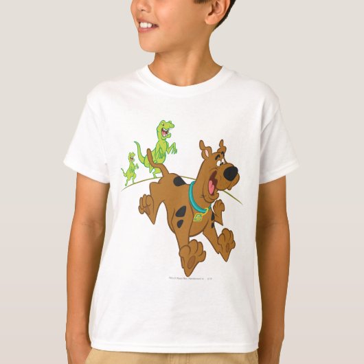 T-shirt Scooby-Doo Dinosaur Escape (Devant)
