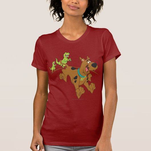 T-shirt Scooby-Doo Dinosaur Escape (Devant)