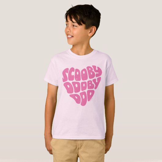 T-shirt Scooby Doo Doo Heart (Devant entier)
