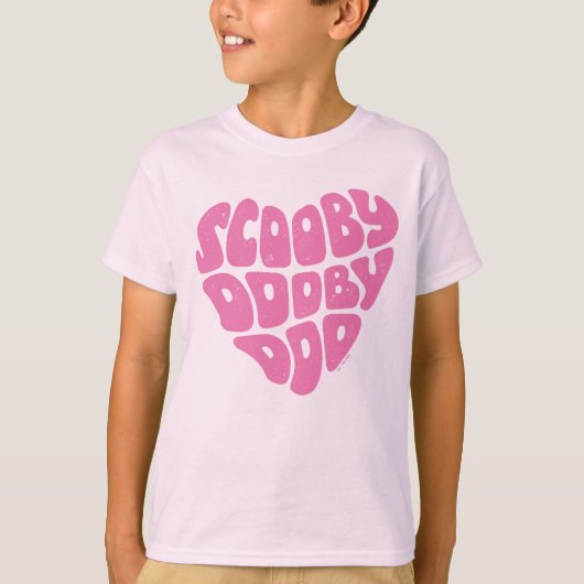 T-shirt Scooby Doo Doo Heart (Devant)