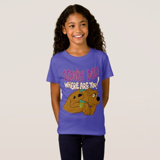 T-Shirt Scooby-Doo effrayé (Devant entier)