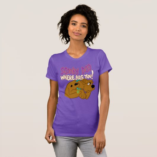 T-shirt Scooby-Doo effrayé (Devant entier)