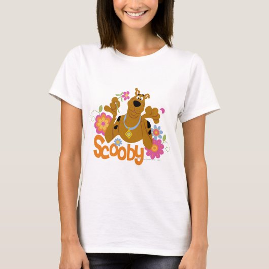 T-shirt Scooby-Doo En Fleurs (Devant)