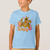 T-shirt Scooby-Doo En Fleurs (Devant)