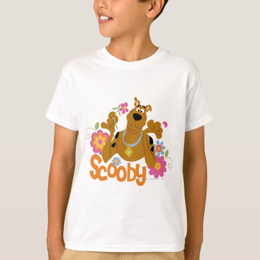T-shirt Scooby-Doo En Fleurs (Devant)
