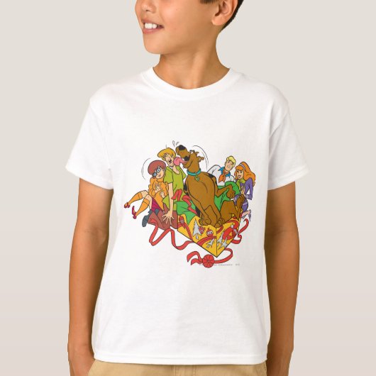 T-shirt Scooby-Doo et Noël Gang (Devant)