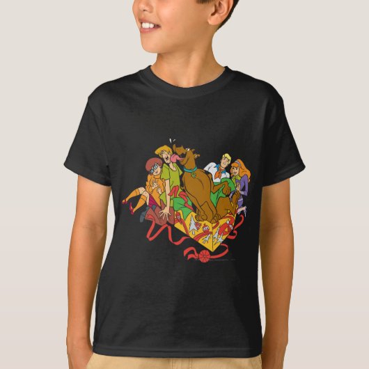 T-shirt Scooby-Doo et Noël Gang (Devant)