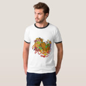 T-shirt Scooby-Doo et Noël Gang (Devant entier)