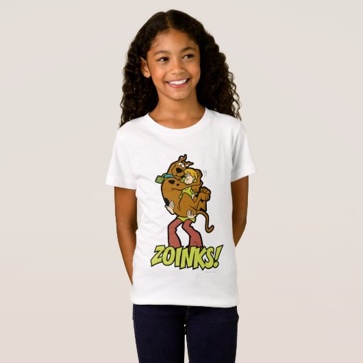 T-Shirt Scooby-Doo et Shaggy Zoinks! (Devant entier)