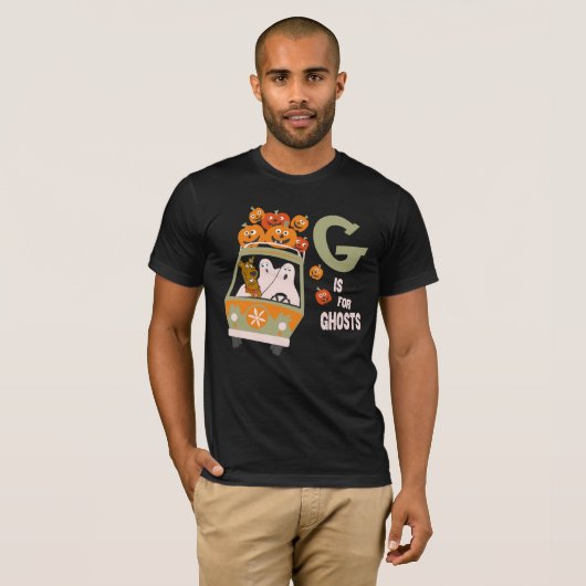 T-shirt Scooby-Doo | G est pour Ghosts (Devant entier)
