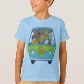 T-shirt Scooby-Doo & Gang Mystery Machine (Devant)