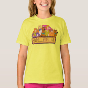 T-shirt Scooby-Doo   Graphique de dessin rétro "Gang Super