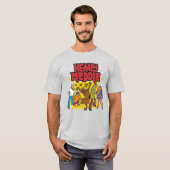 T-shirt Scooby-Doo | Graphique "Lourde Médaille" (Devant entier)