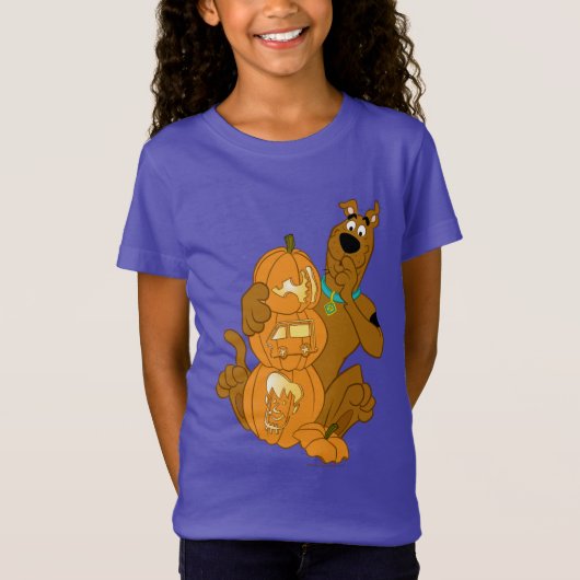 T-Shirt Scooby-Doo | Halloween Jack-O-Lantern (Devant)