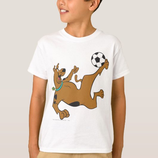 T-shirt Scooby-Doo Jouer Au Football (Devant)