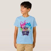 T-shirt Scooby-Doo | La Machine Mystérieuse Sans Peur (Devant entier)