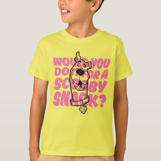 T-shirt Scooby-Doo |Le Feriez-Vous Pour Un Snack Scooby ? (Devant)