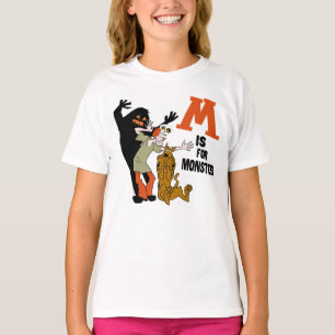 T-shirt Scooby-Doo M est pour Monster