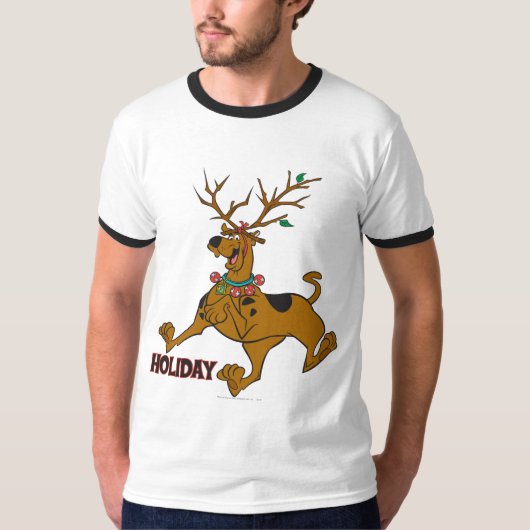 T-shirt Scooby-Doo Noël Antlers (Devant)