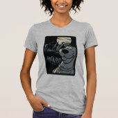 T-shirt Scooby-Doo Noir Haunted Mansion Graphisme (Devant)