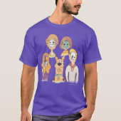 T-shirt Scooby-Doo | Nos masques Halloween (Devant)