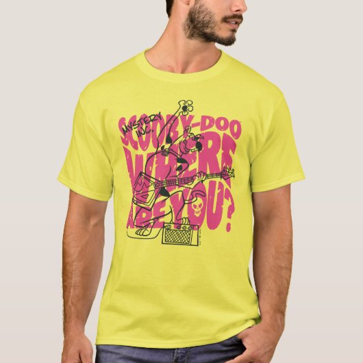 T-shirt Scooby Doo Où Es-Tu Punk Guitar Riff (Devant)