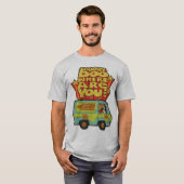 T-shirt Scooby-Doo | "Où Es-Tu ?" Retro Cartoon Van (Devant entier)