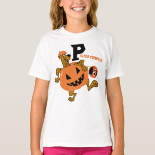T-shirt Scooby-Doo P est pour le Citrouille