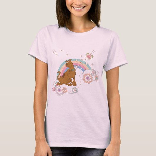 T-shirt Scooby-Doo Rainbow Butterfly (Devant)
