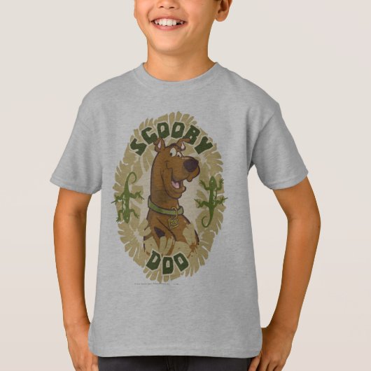 T-shirt Scooby-Doo Safari Graphisme (Devant)