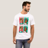 T-shirt Scooby-Doo & Shaggy "Elfie Selfie" (Devant entier)