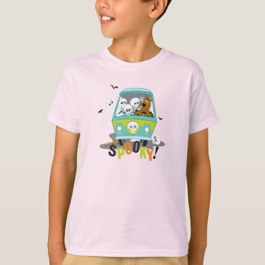 T-shirt Scooby-Doo Spooky Mystery Machine (Devant)
