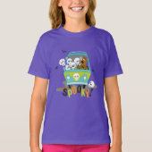 T-shirt Scooby-Doo Spooky Mystery Machine (Devant)