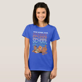 T-shirt Scooby Doo Trop Cool Pour L'École (Devant entier)