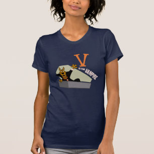 T-shirt Scooby-Doo   V est pour Vampire