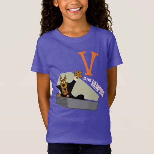 T-Shirt Scooby-Doo | V est pour Vampire (Devant)