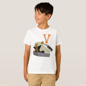 T-shirt Scooby-Doo | V est pour Vampire (Devant entier)