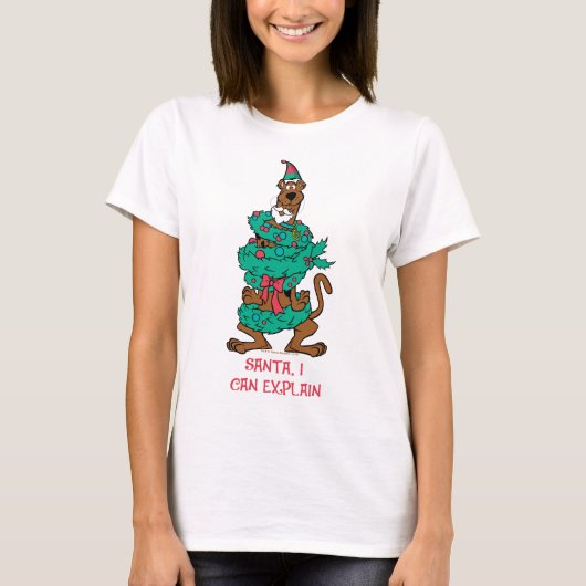 T-shirt Scooby-Doo Wrapped in Wreaths (Devant)