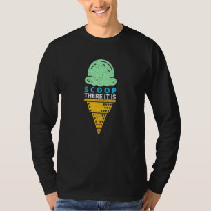 T-shirt Scoop Là C'Est Pun Ice Crème Cône