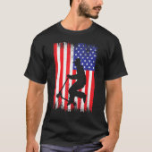 T-shirt Scooter American Flag Squad Cool Stunt Kick Trick (Devant)