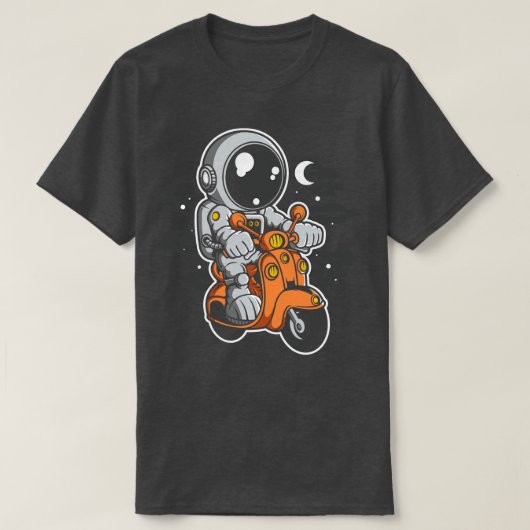 T-SHIRT SCOOTER ASTRONAUT 1 (Design devant)