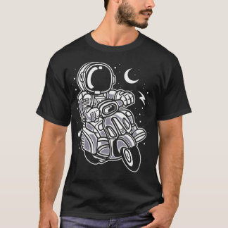 T-shirt Scooter astronaute