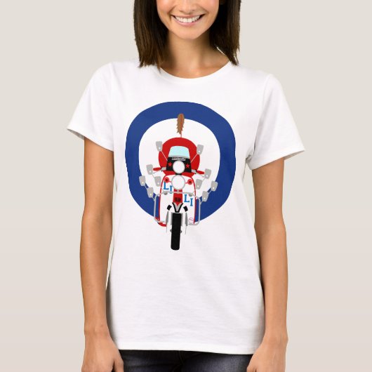 T-shirt Scooter cible Mod (Devant)