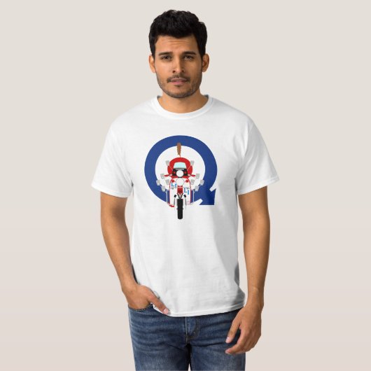 T-shirt Scooter cible Quadrophenia Mod (Devant entier)