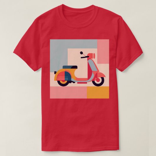 T-shirt Scooter comme minimum Bauhaus Art 2 (Design devant)