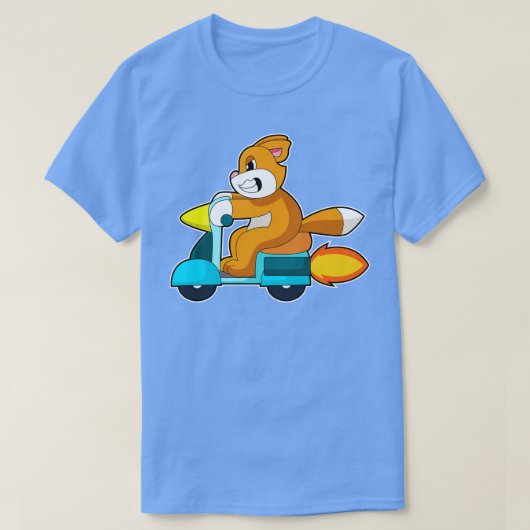 T-shirt Scooter de chat (Design devant)
