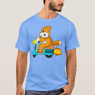 T-shirt Scooter de chat