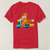 T-shirt Scooter de chat (Design devant)