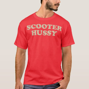 T-shirt Scooter de moto Hussy 1978