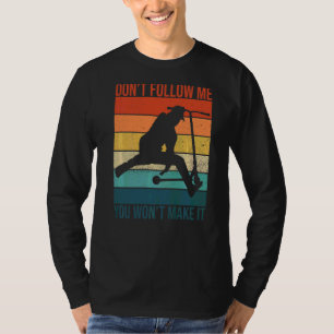 T-shirt Scooter De Tête Pour Un Pilote De Scooter